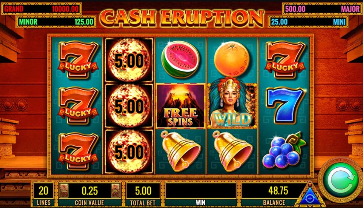 Cash Eruption slot 2