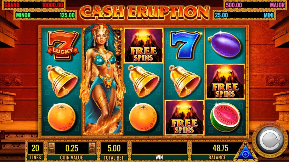 Cash Eruption slot 3